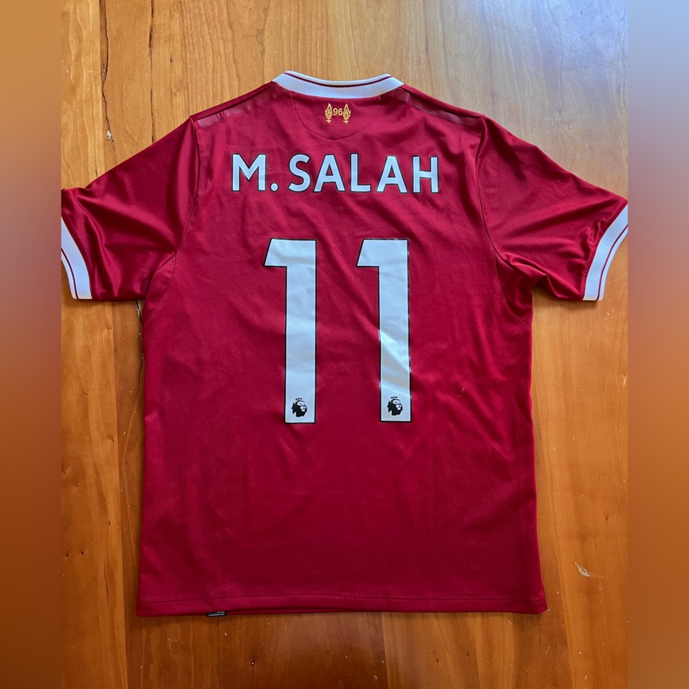 Mo Salah! New Balance Red Liverpool FC 19/20 kit
